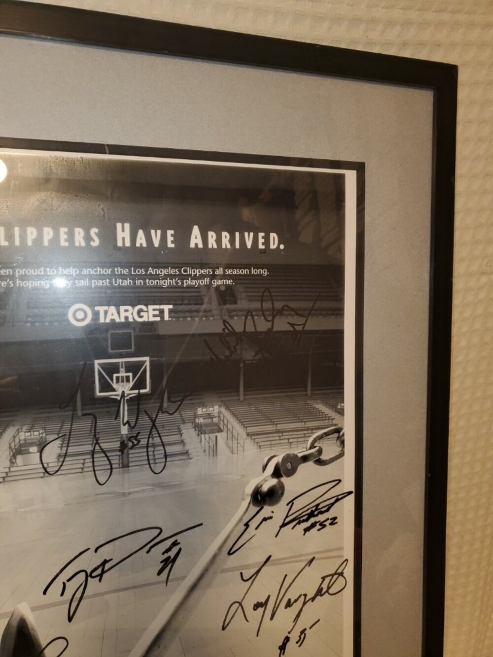 VTG 1997 LA CLIPPERS Playoffs 13 Player Signed Autographed Poster Vs Utah - RARE - Picture 3 of 9